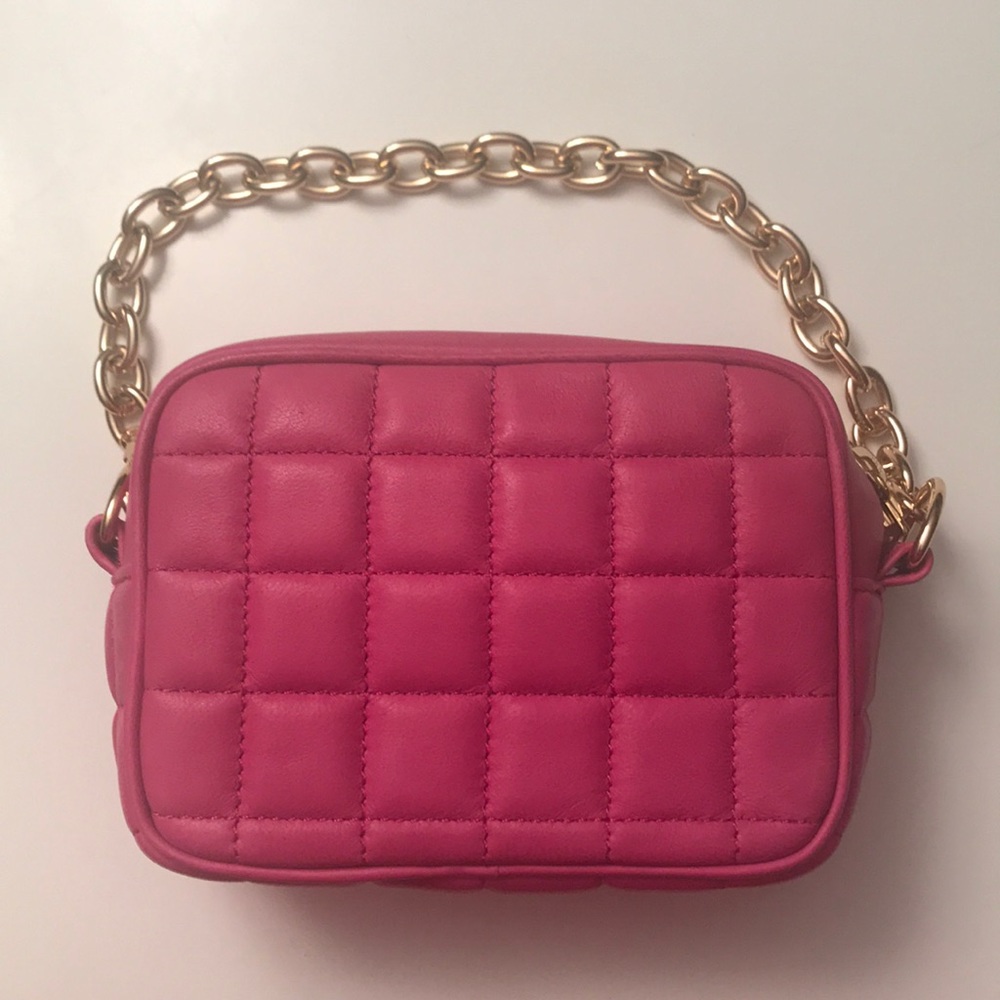 BCBGMaxAzria Pink leather Evening bag — BRAND NEW